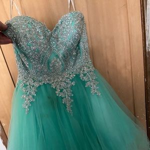 Juliet dress in jade